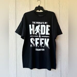 Bigfoot Hide & Seek Graphic T-Shirt